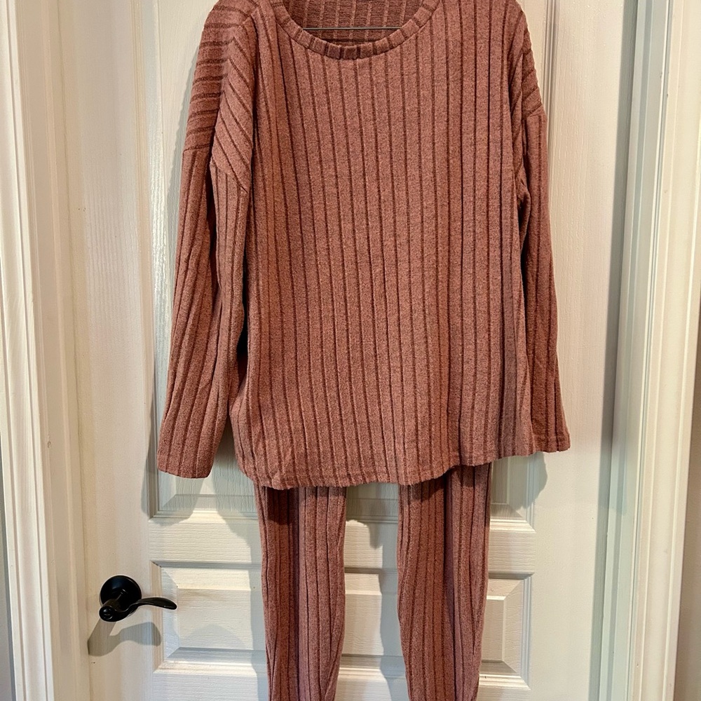 Cozy Loungewear Set - Rose